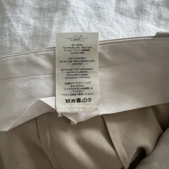 Igor Pleated Straight Leg Cotton Pants - Picture 9 of 9